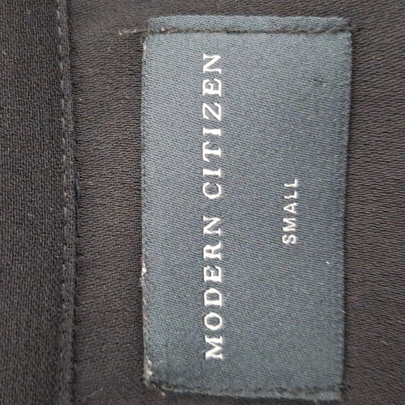 Modern Citizen Black Romantic Goth Surplice V-Neck Collared Belted Jumpsuit *S - Picture 7 of 8